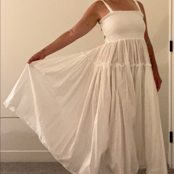 ASOS DESIGN White MIDI Dress size 6 - Picture 3 of 6